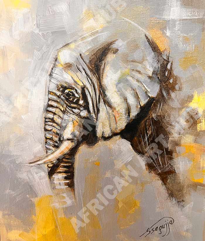 Kenya Elephant Portrait | Kenya Safari Wildlife Portrait|africanarthub