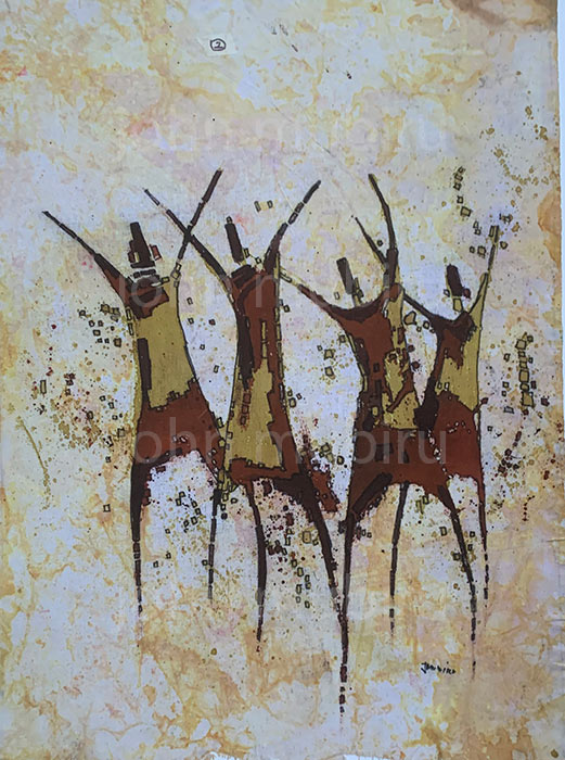 Lions Victorious Dance Painting | Epic Lions Dance Print|africanarthub