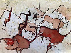 Cave Painting Hunters | Hunters Painting | africanarthub